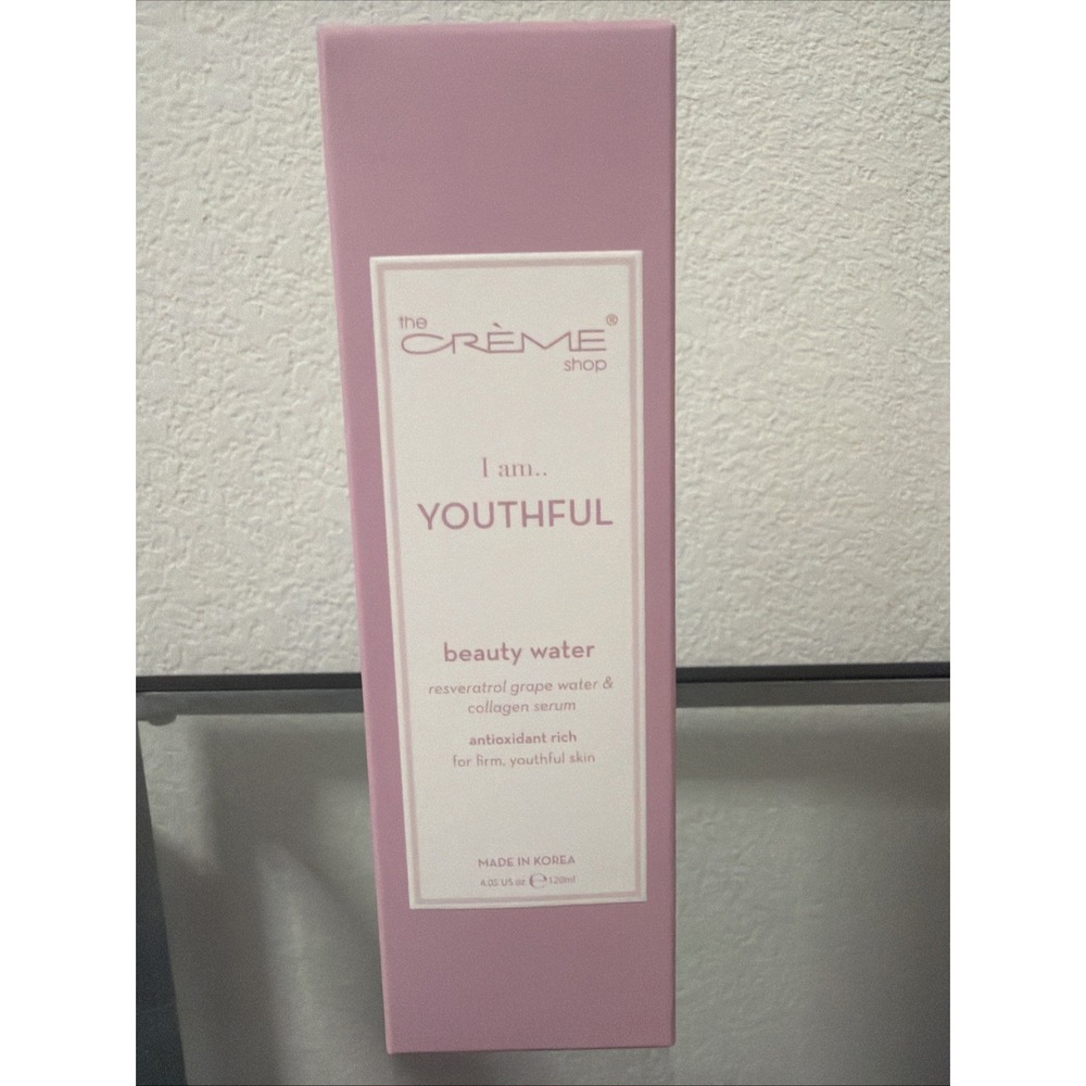 THE CREME SHOP 1 am YOUTHFUL BEAUTY WATER 4.05oz SEALED